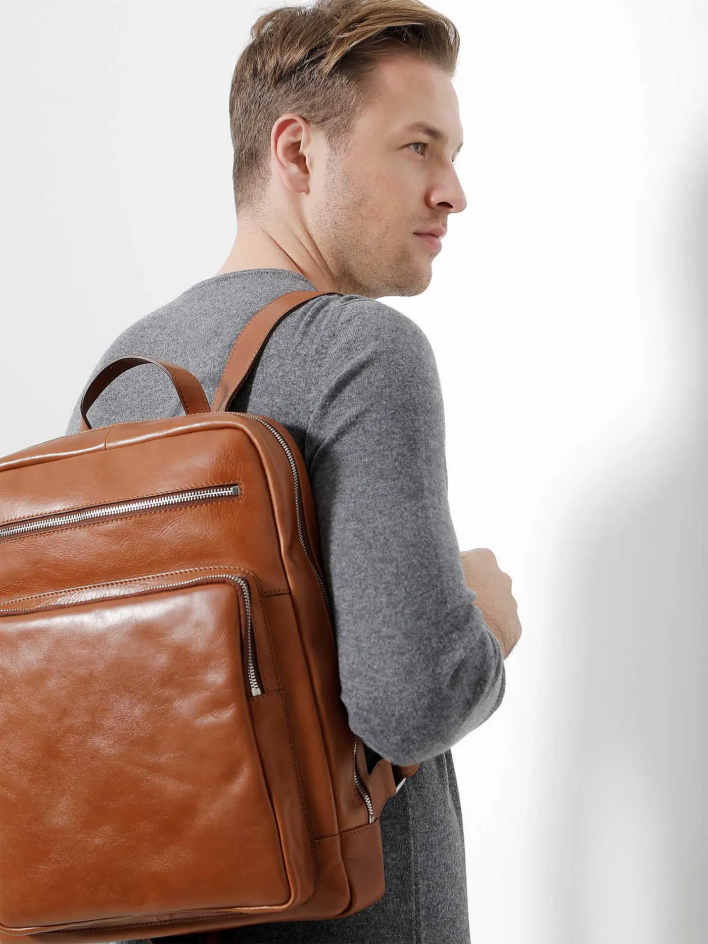 LEONHARD HEYDEN | Lederrucksack " Cambridge " | 